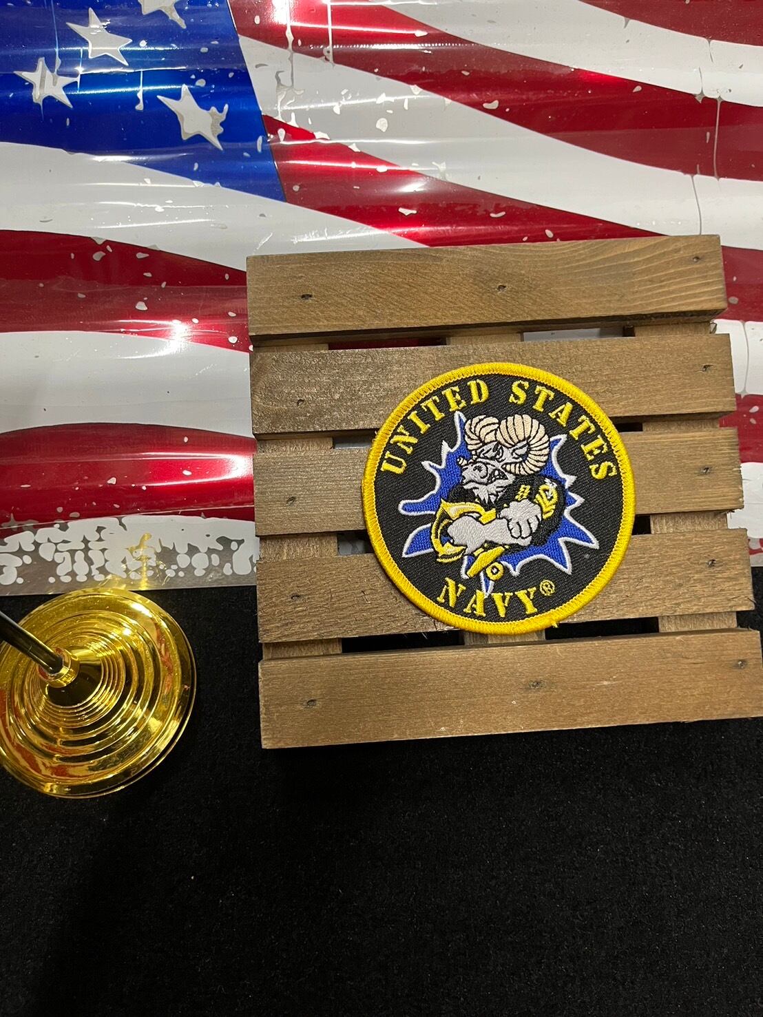 アメリカ海軍 United States Navy (USN) アイロンパッチ PM1213