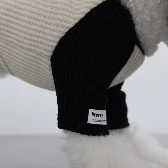 〈 即納アイテム 〉Dverry Tシャツ /コージーラグランニットTシャツ（ブラック)