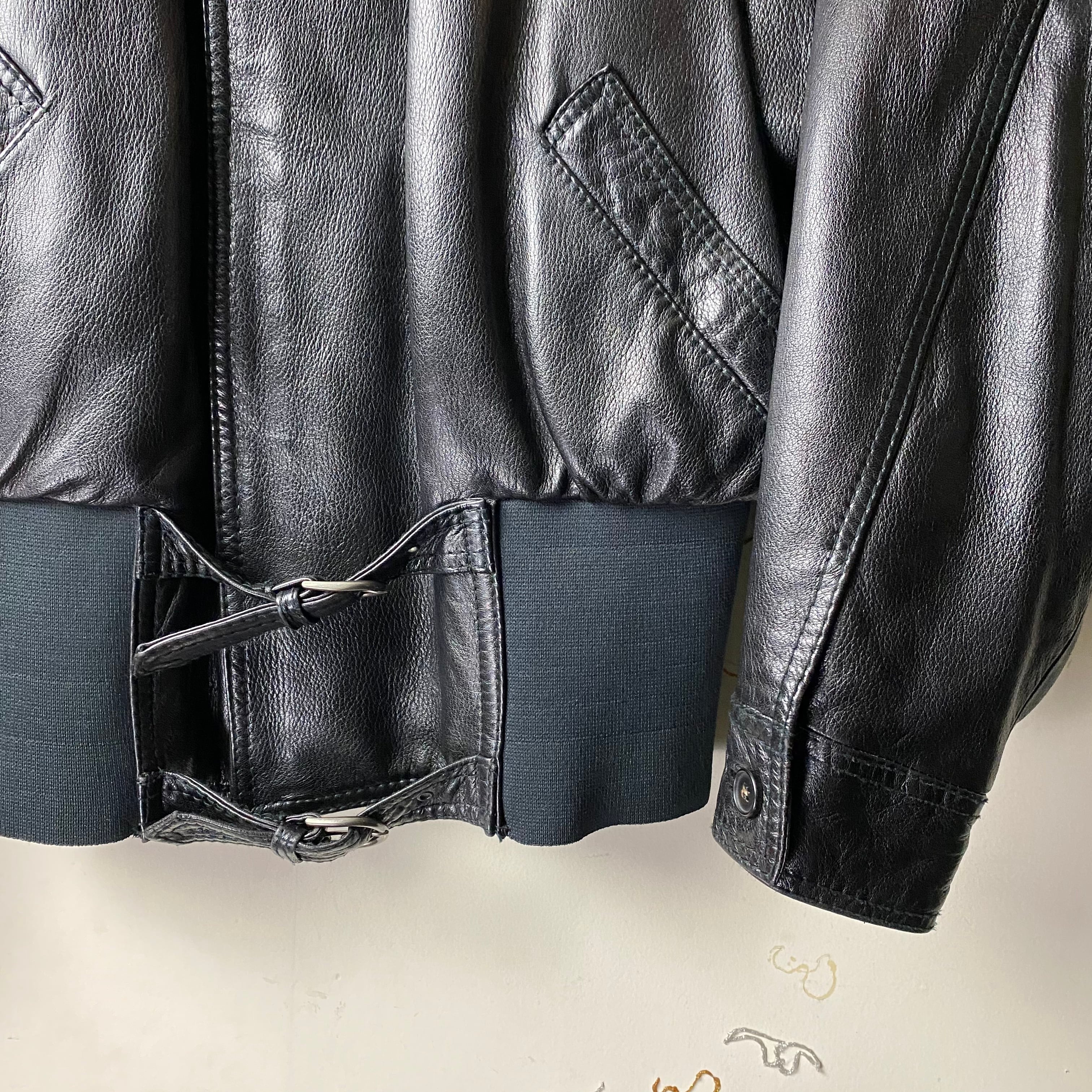 vintage GIANNI VERSACE leather bomber jacket | NOIR ONLINE