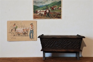 Pays Basque  民衆芸術の木箱