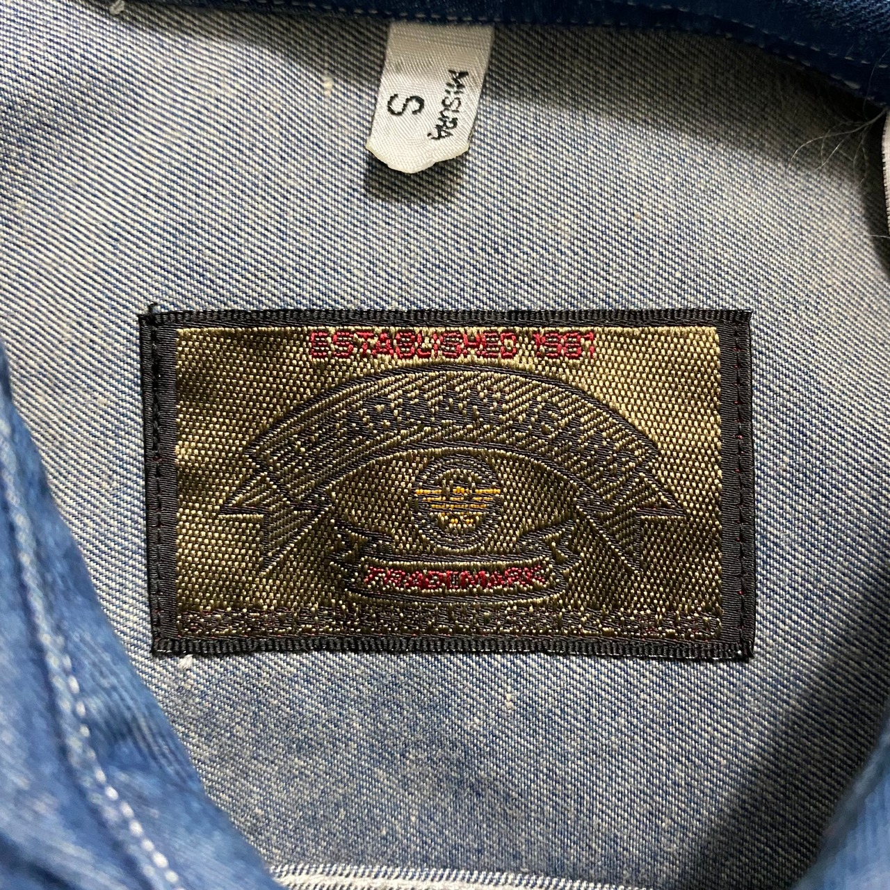 vintage ARMANI JEANS light ounce denim shirt