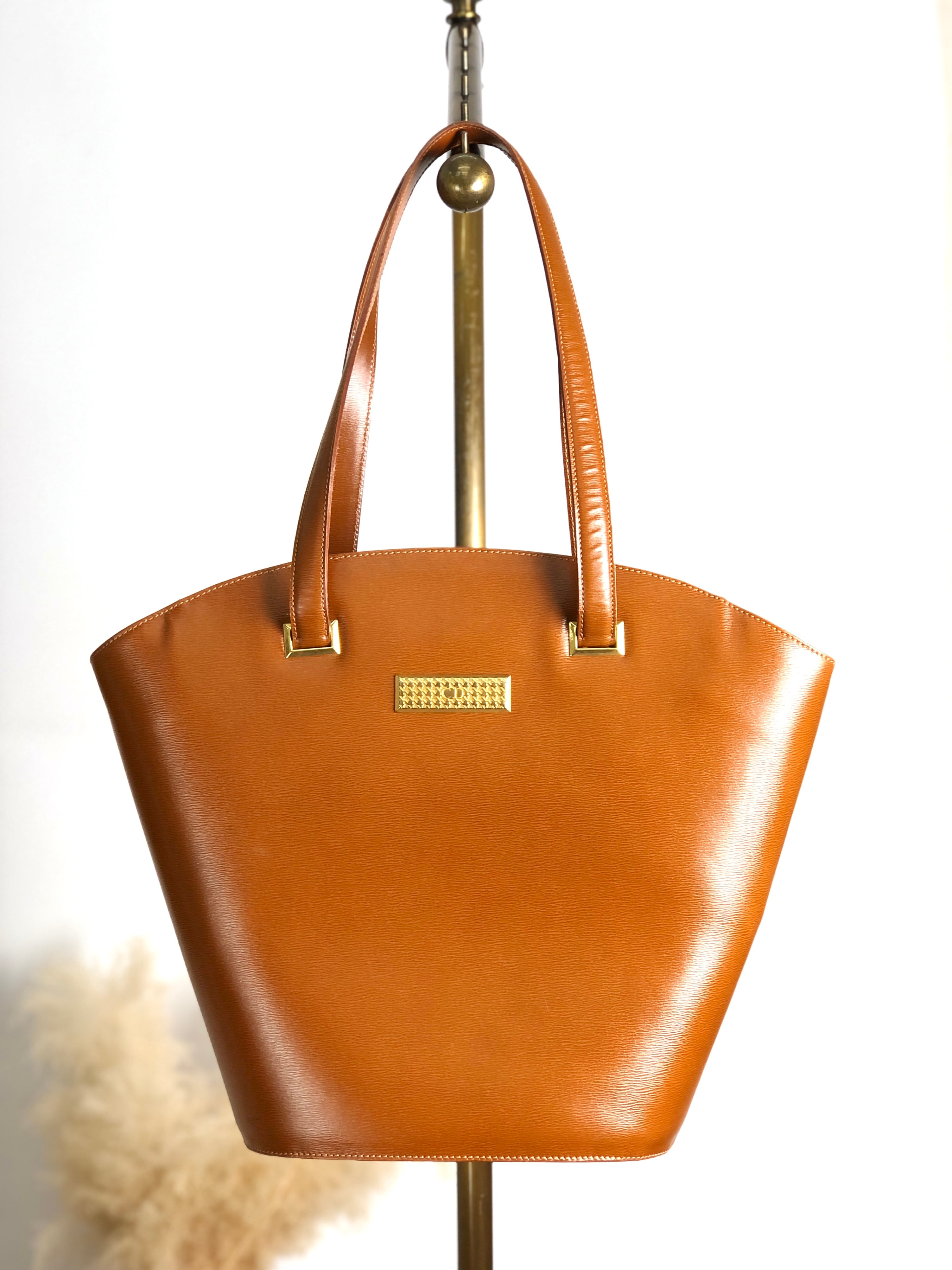 Christian Dior クリスチャン ディオール トートバッグ ブラウン ロゴ