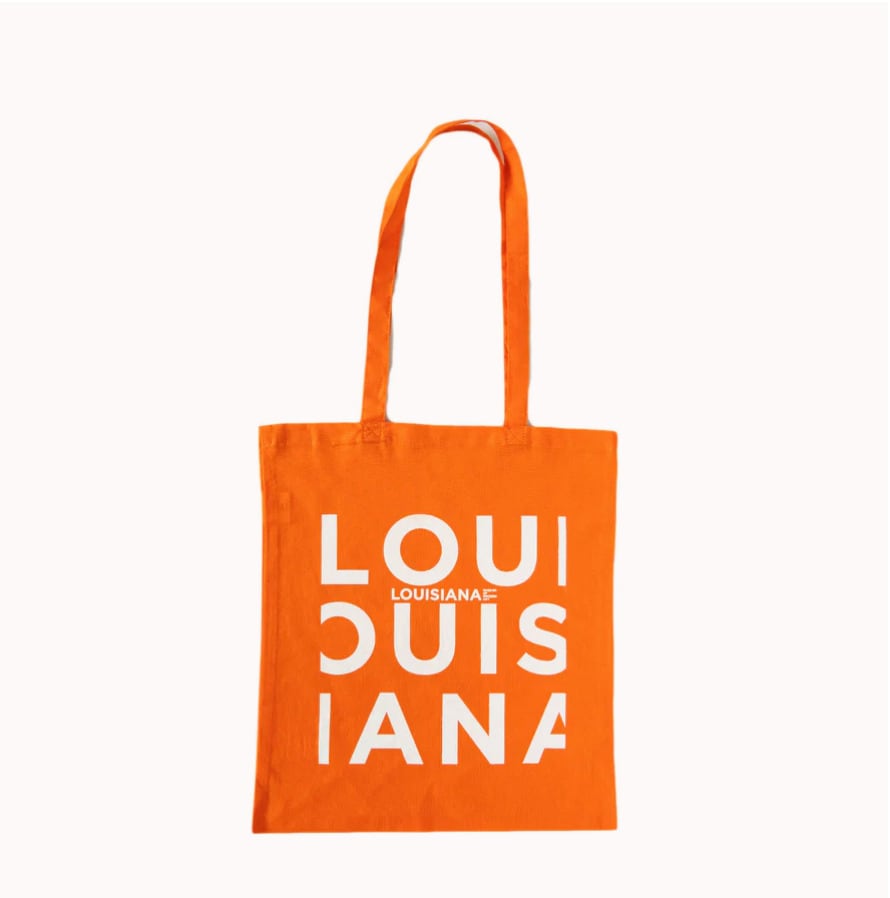 【現地完売品】デンマーク現代美術館のトートバッグ オレンジ