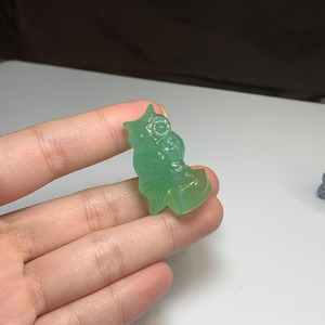 14.可愛いふくろう・フローライト