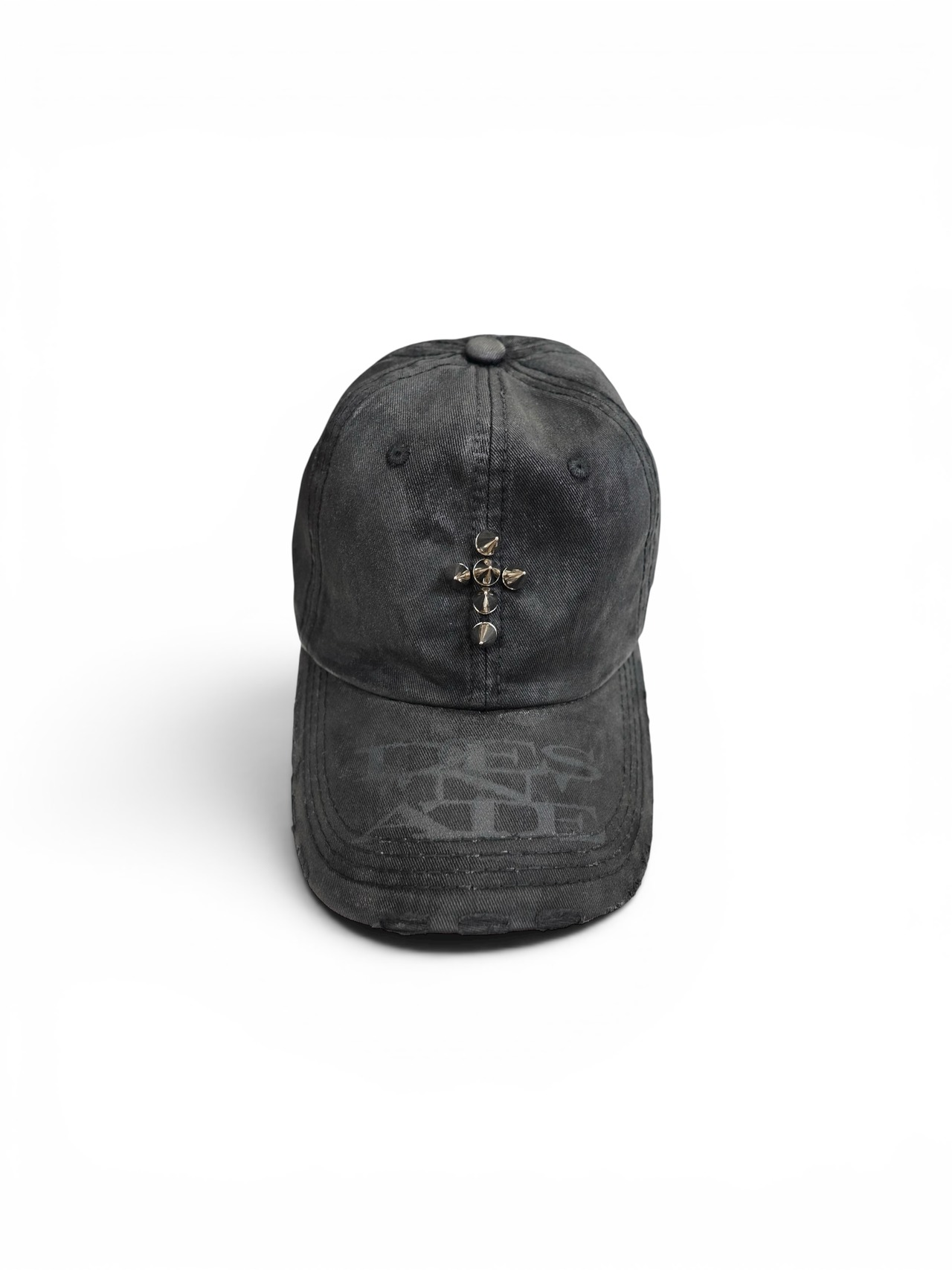【DES'N'ATE】FADED PRINT STADDED CAP
