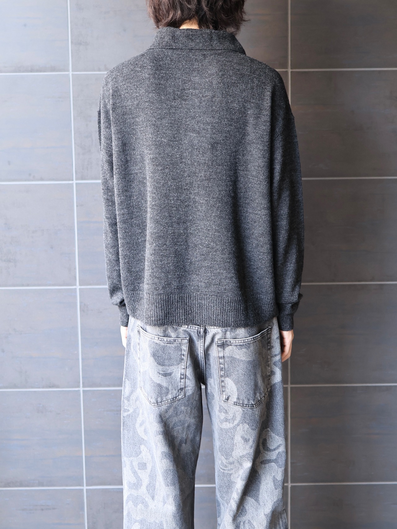 【26aw/ROLDSKOV】rambo polo dark grey