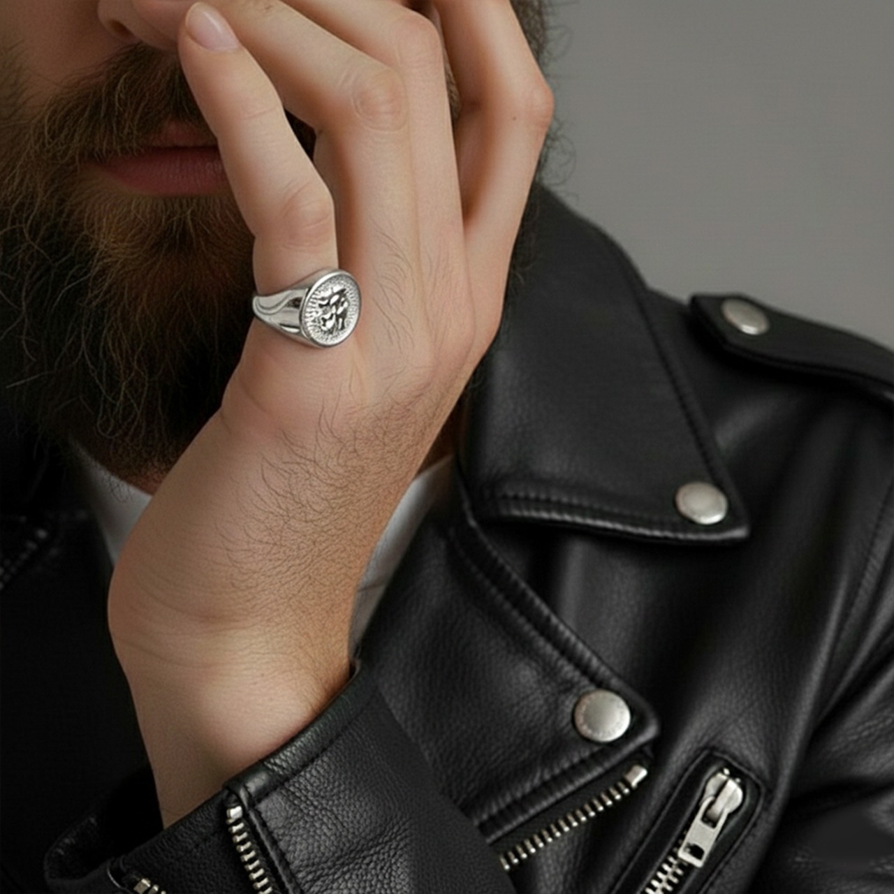 デザインシグネットリングシルバー