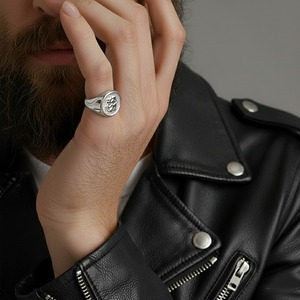 デザインシグネットリングシルバー