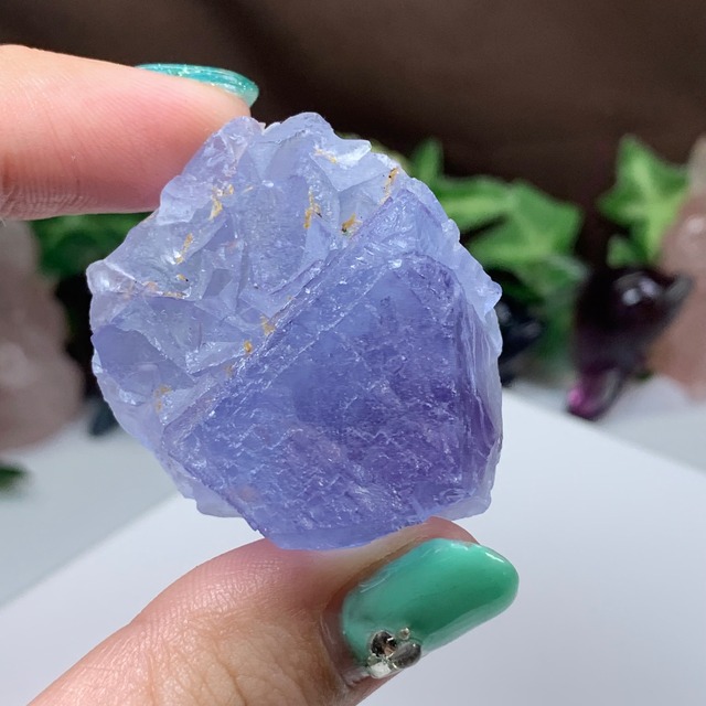 41.幻想的な色合い☆ヤオガンシャン産・パープルフローライト原石