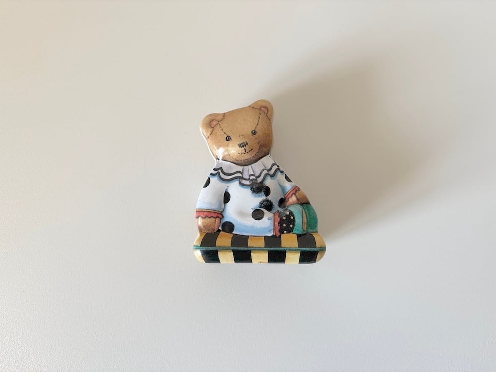 【イギリス】Hunkydory Designes Ltd./ Dana Kubick 1992 くまの缶その②