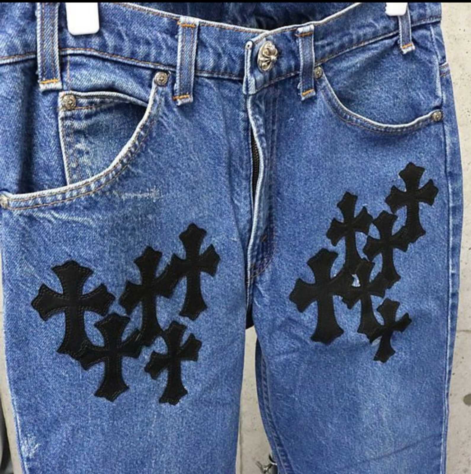 CHROME HEARTS クロムハーツ リーバイス517 デニムパンツ クロスパッチ
