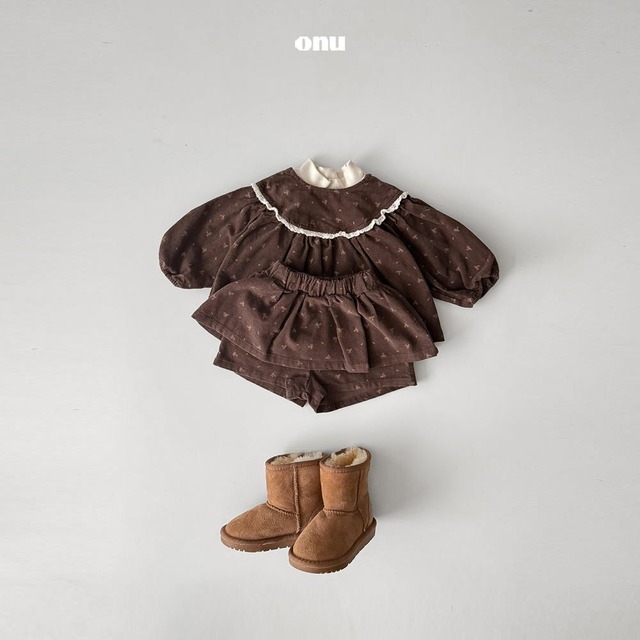 【予約商品】onu / lace blouse