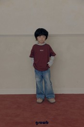 韓国子供服 / growb / ジャックリーン Tシャツ / 秋服 *XS~JM*