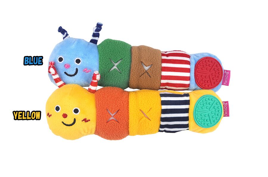 larva snack toy / ペット 犬 おもちゃ カシャカシャ 音が鳴る 知育玩具 ノーズワーク おやつ隠し 可愛い わんちゃん おもちゃ ストレス解消 toy15