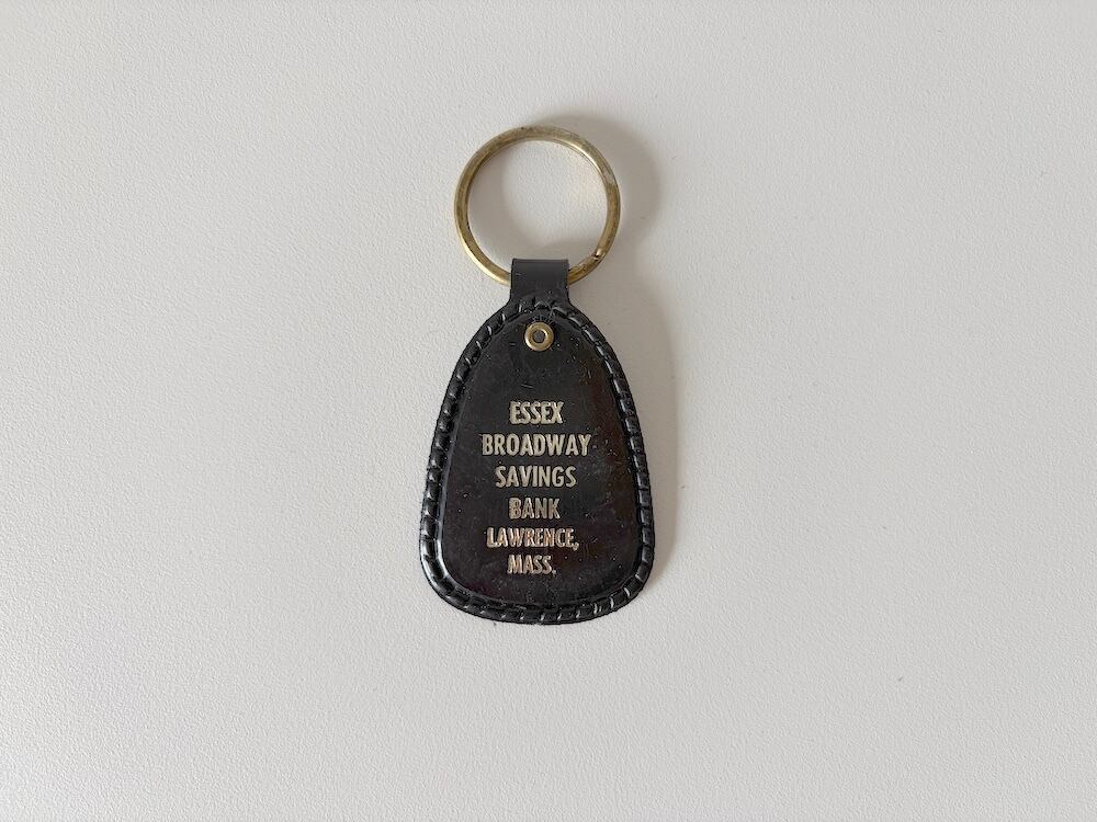 【U.S.】アドバタイジングキーホルダー(黒) / Advertising Keychain (Black)