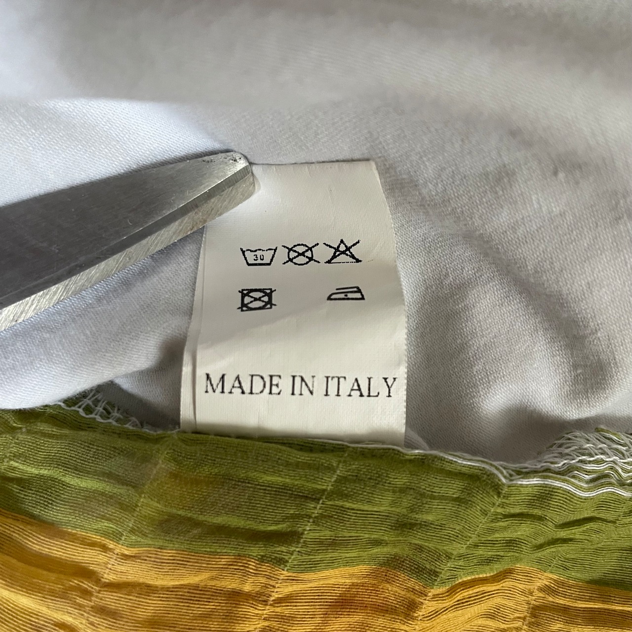 イタリア製　FABIANA チュール　ストライプ　タンクトップ