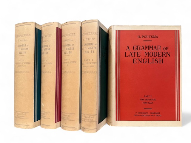 【SG012】A GRAMMAR OF LATE MODERN ENGLISH / H. POUTSMA