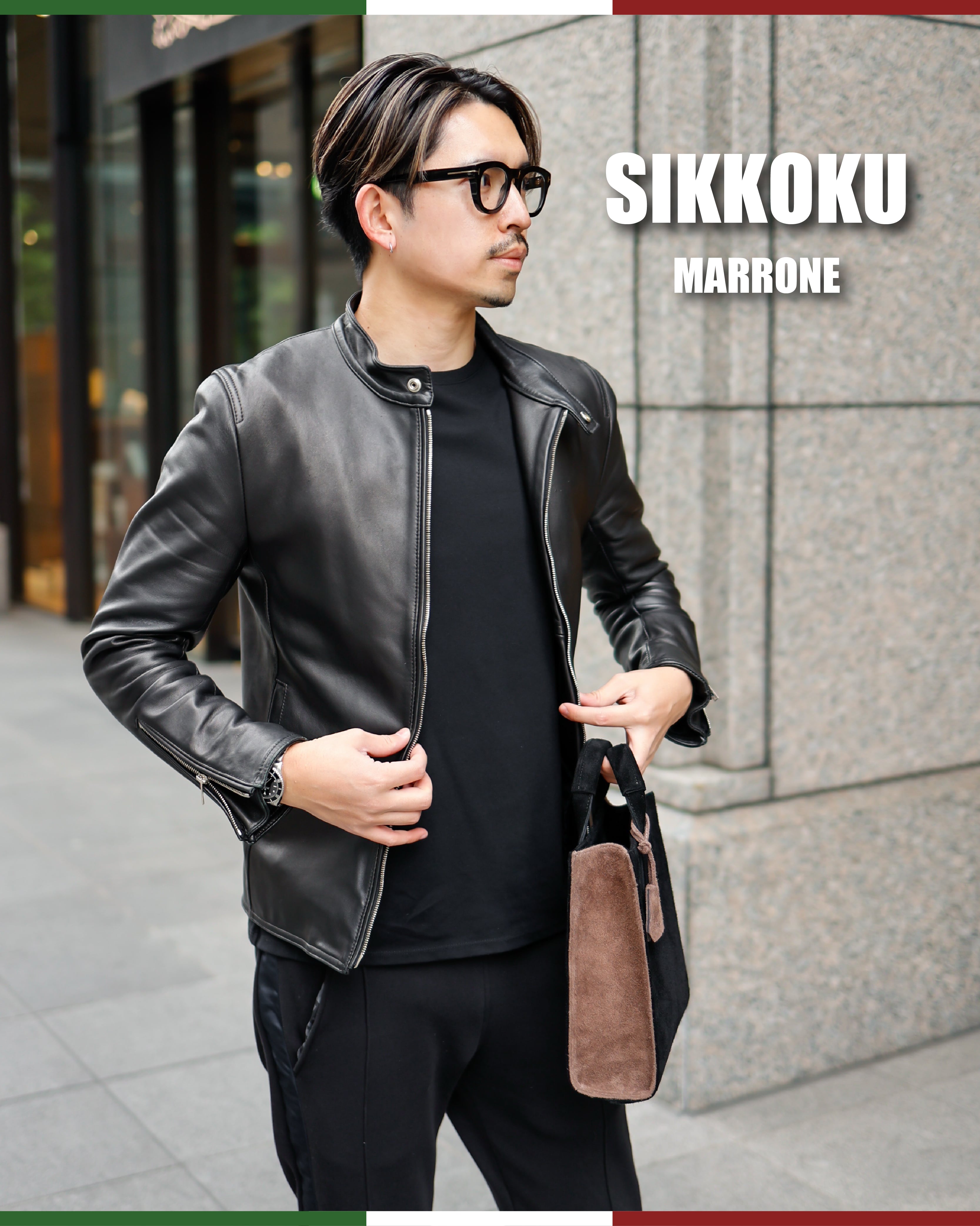 Italian Velour Leather Mini Totebag【イタリア製】【送料無料