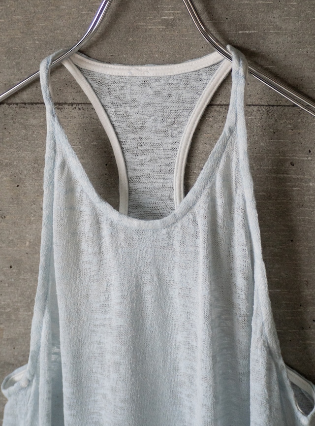 "ZippySports" used Slub yarn jersey tanktop