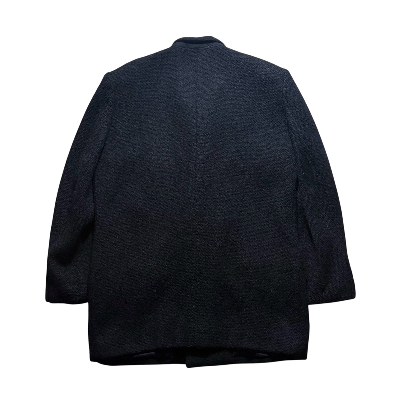 AD1988 COMME des GARCONS HOMME black tweed tailored jacket