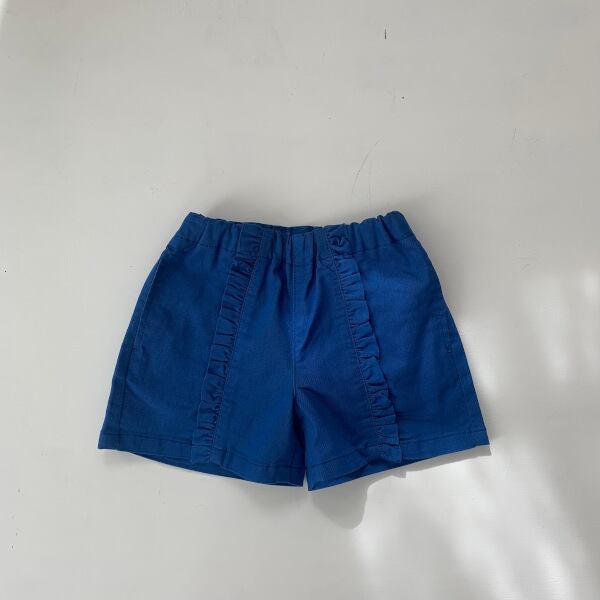 maarook 110－2230021 ツイルショートパンツ ブルー | naughtykids 