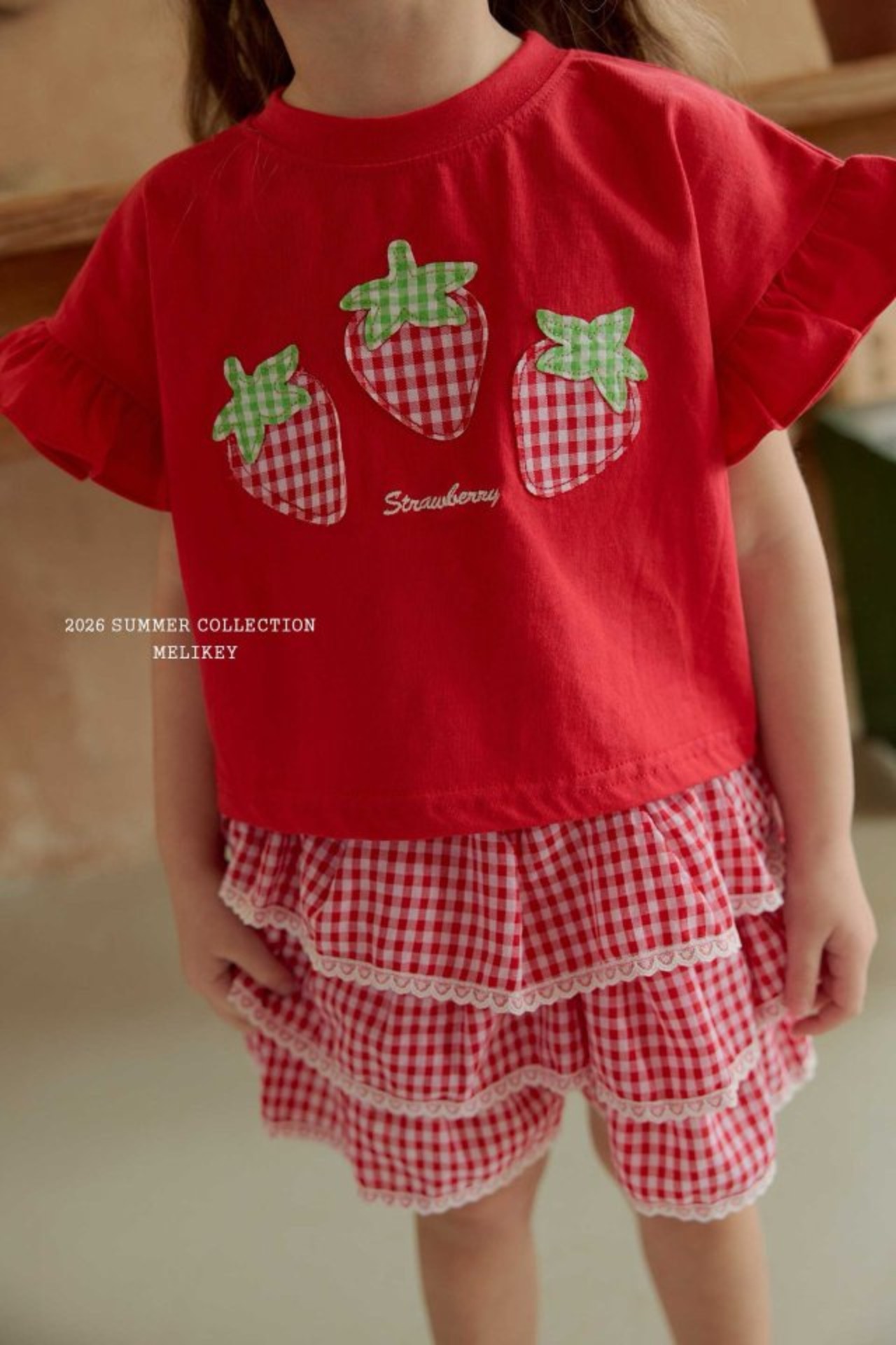 [MELIKEY] Checkered Tiered Pants / [미라이키] 체크캉캉팬츠