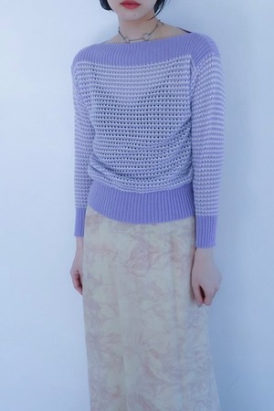 purple knit