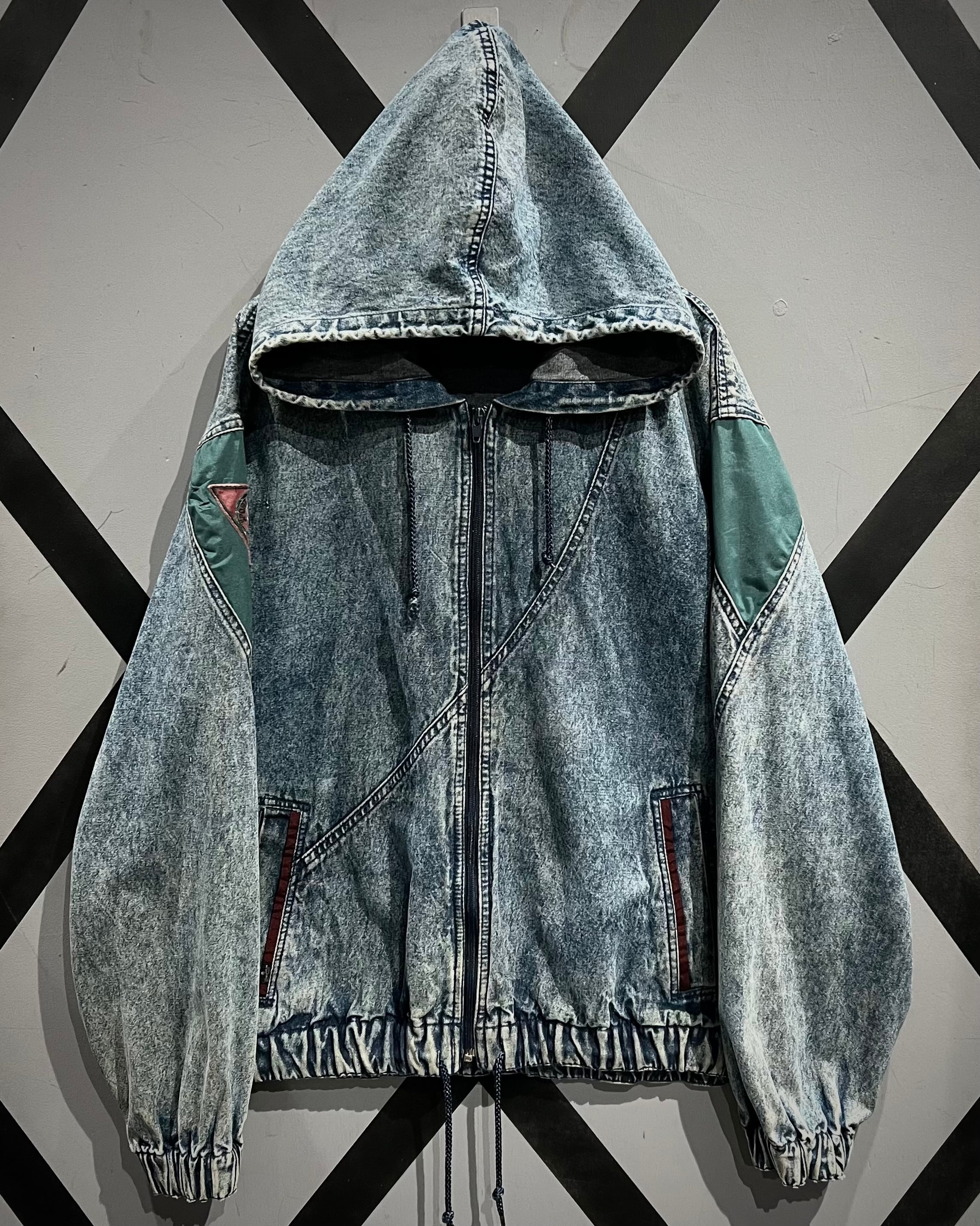 X VINTAGE】80's “Levi's SPORT JEANS” Rare Model Chemical Wash Zip