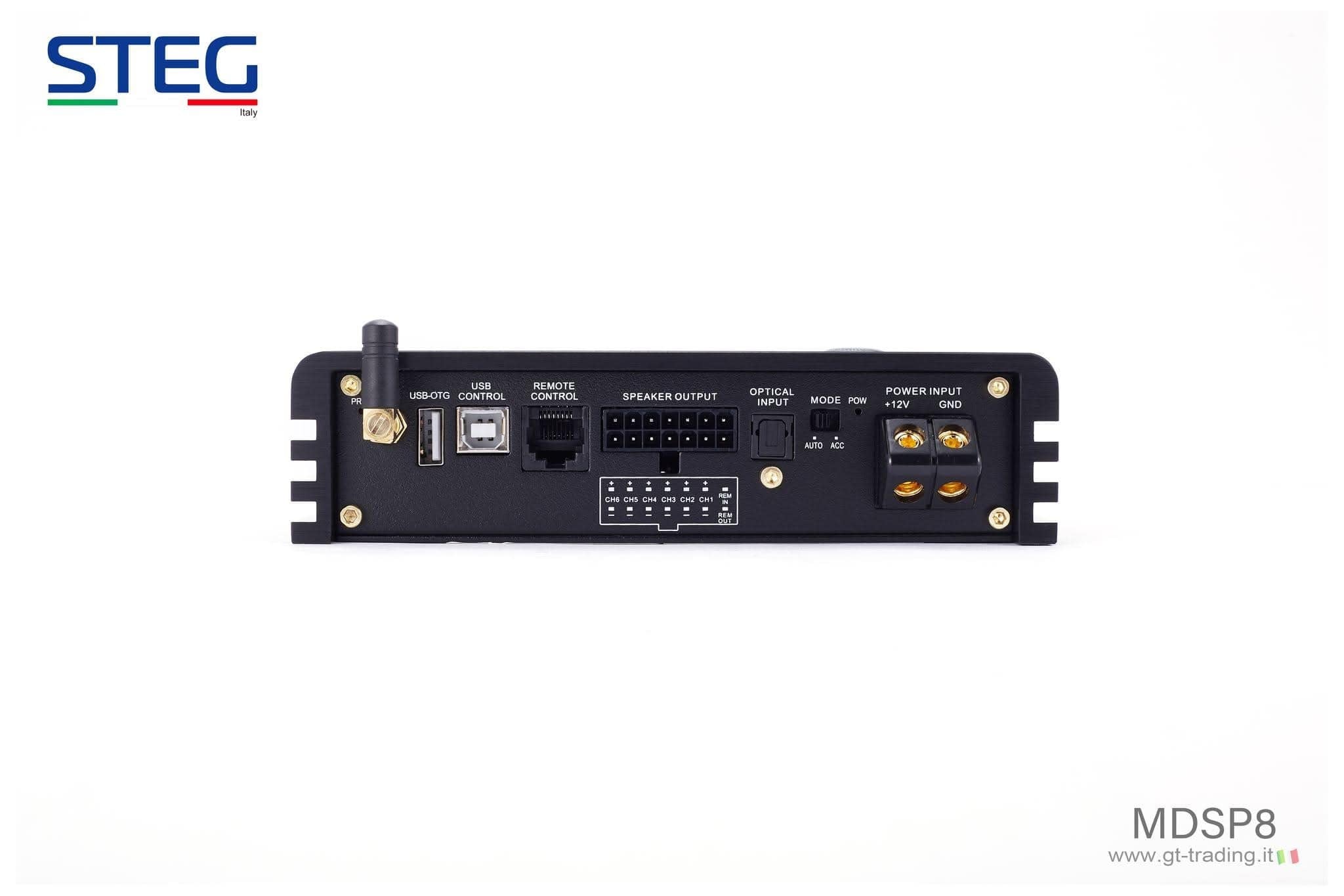 国内正規品】STEG 「MDSP8」 6chアンプ内蔵8chDSP(デジタルシグナル