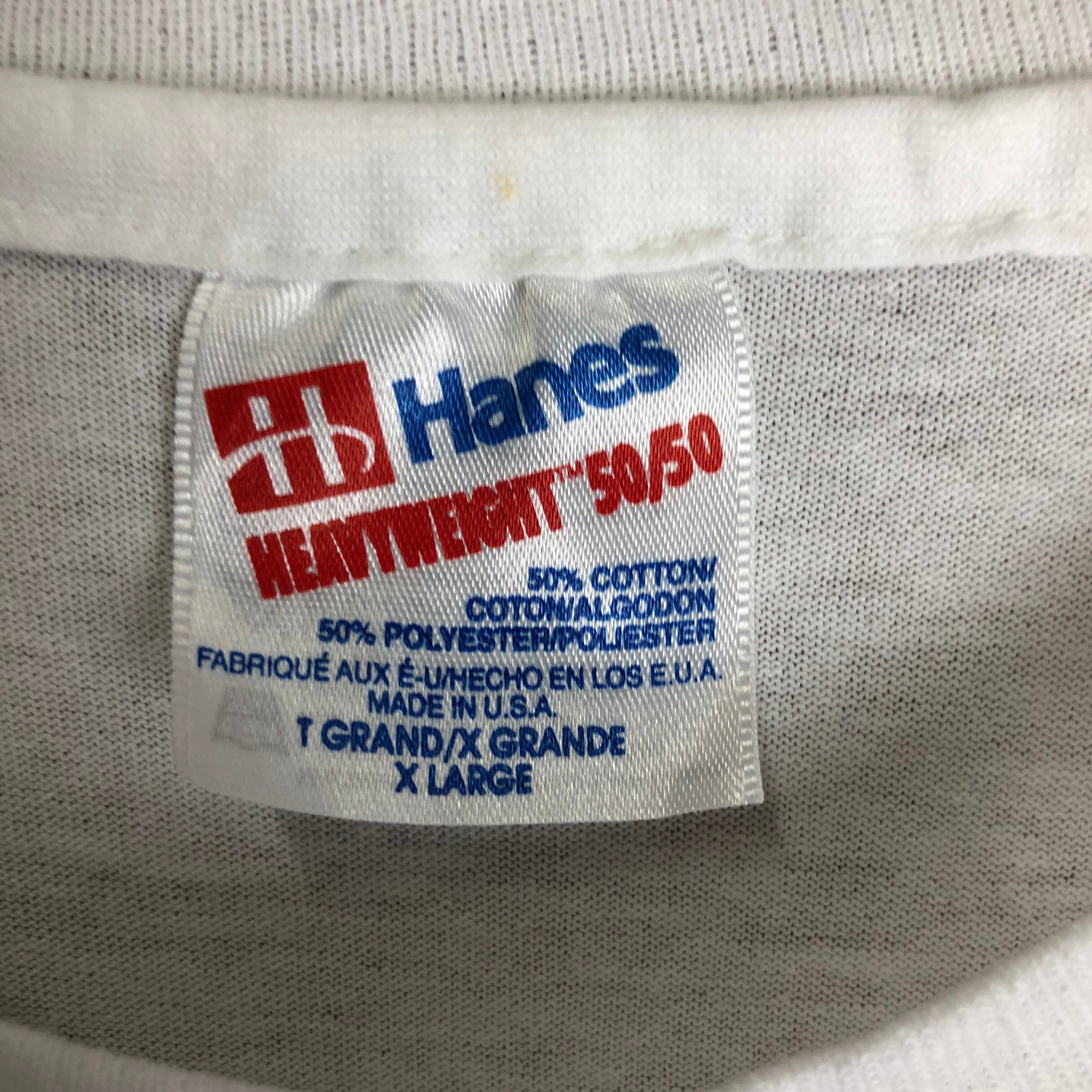 USA製 90s VINTAGE HANES RELIGIONS OF THE WORLD プリント T