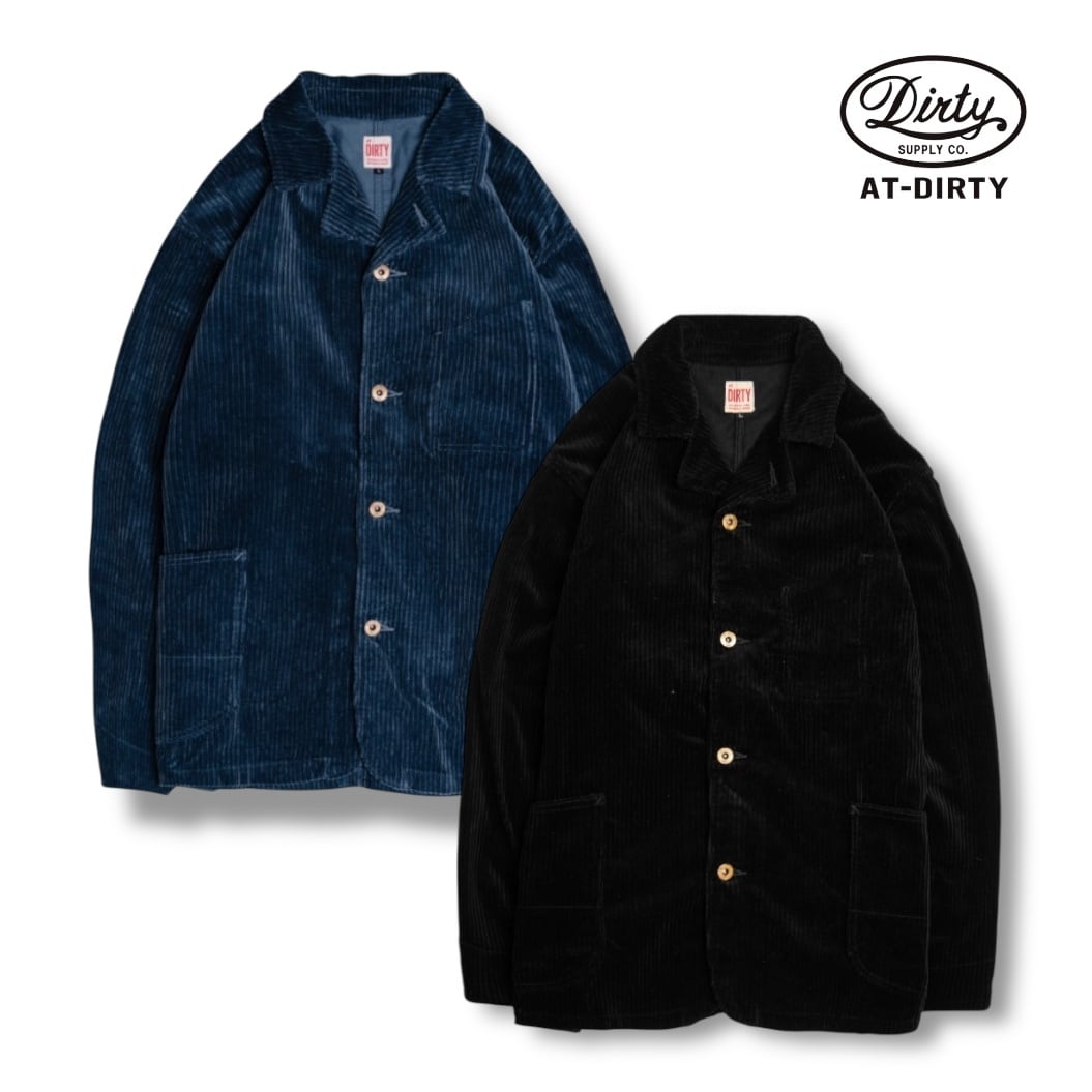 AT-DIRTY【アットダーティー】レザーコーチ コーチジャケット