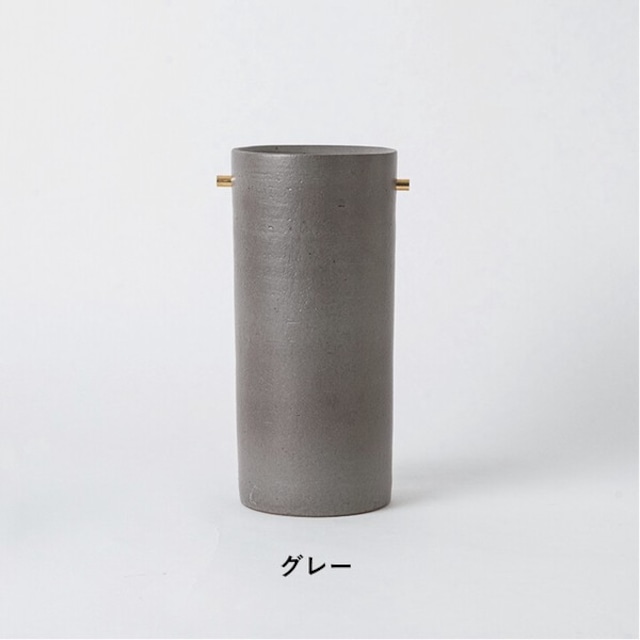 HIJICA TEOKE vase (L) 信楽焼 日本製 花瓶