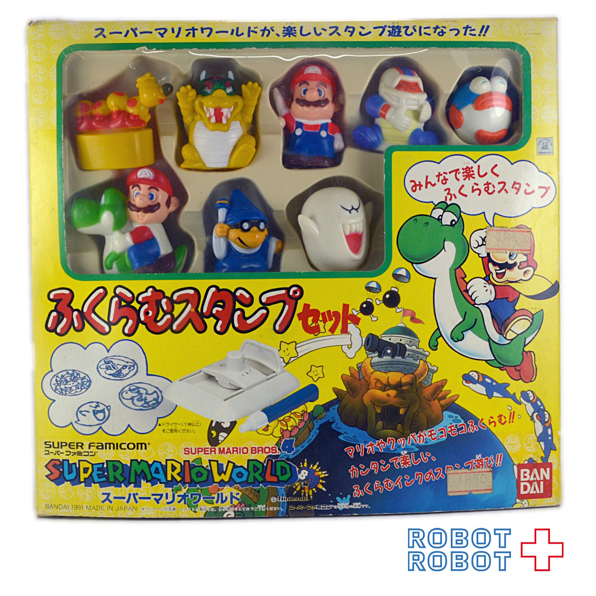 スーパーマリオ ふくらむスタンプセット ソフビ指人形 | ROBOTROBOT