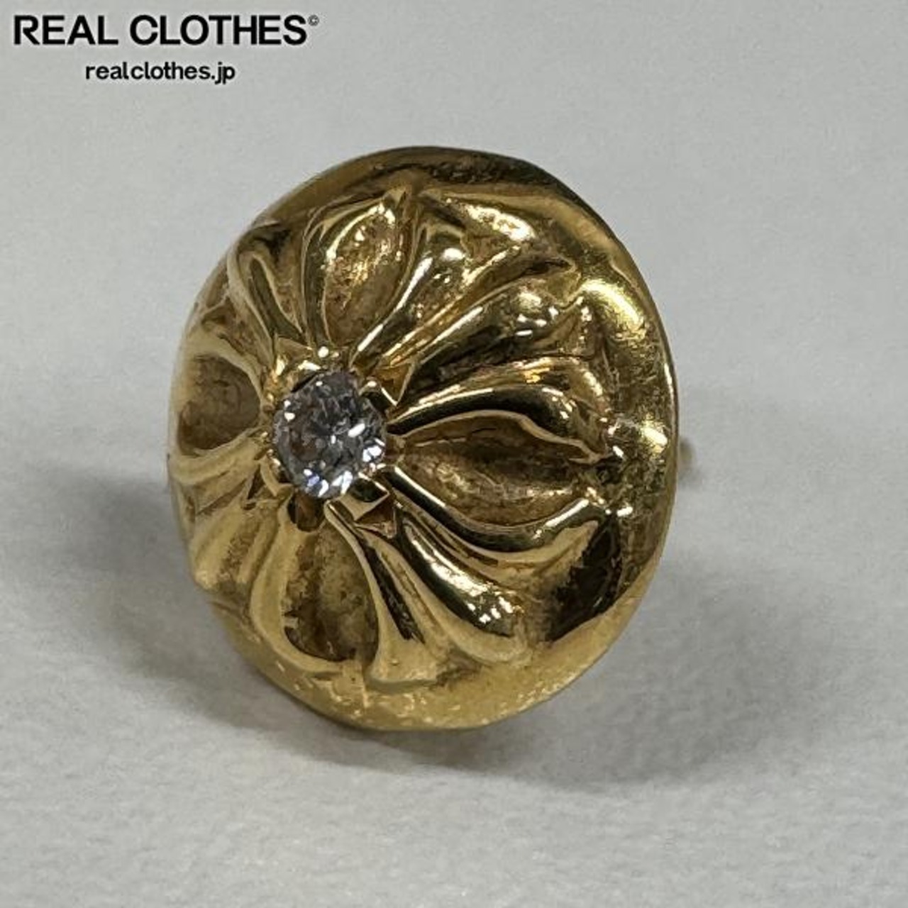 CHROME HEARTS/クロムハーツ 22K STD CRSBL DMND/スタッド クロス 