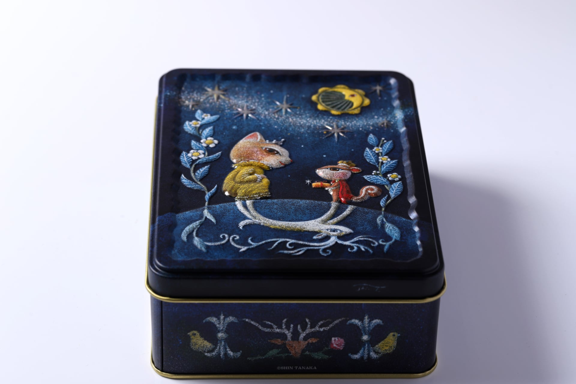 【期間限定】猫とリス　缶入りアソートクッキー