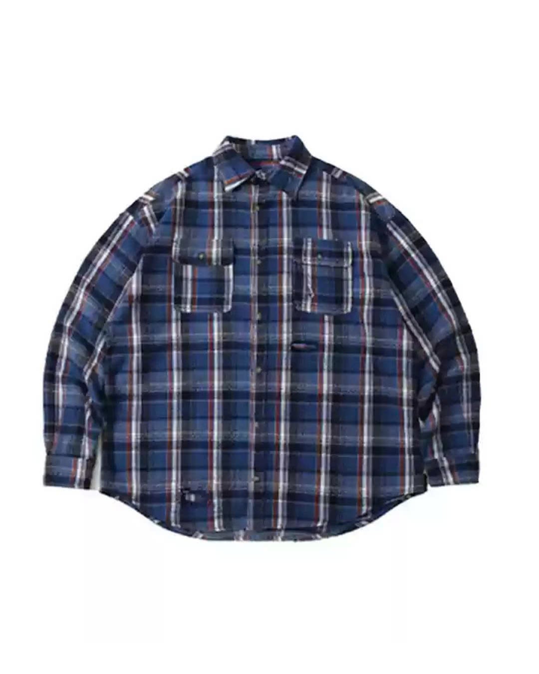 Oversized Checkered Flannel Shirt x00220 | XPOSE