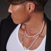 [BRISTOL]ハーフチェーン パールネックレス　50cm