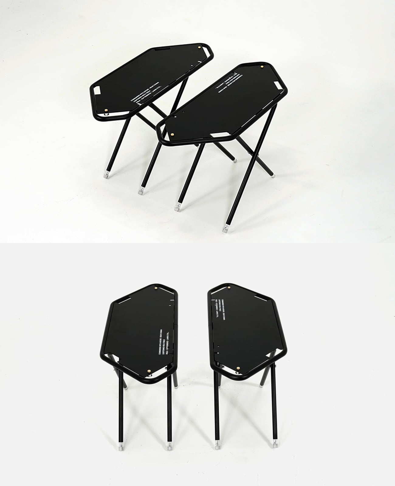LANDS / Fire Place Table （2脚）/ BLACK EDITION | comma_nine_japan