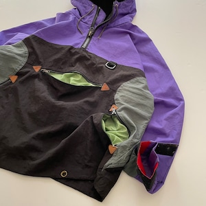 -VINTAGE- CANADA製 WESTBEACH SNOWBOARD ANORAK JACKET -PURPLE- [S]