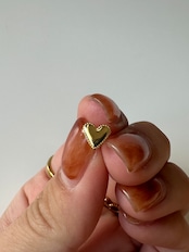 S925 スタッドハートピアス