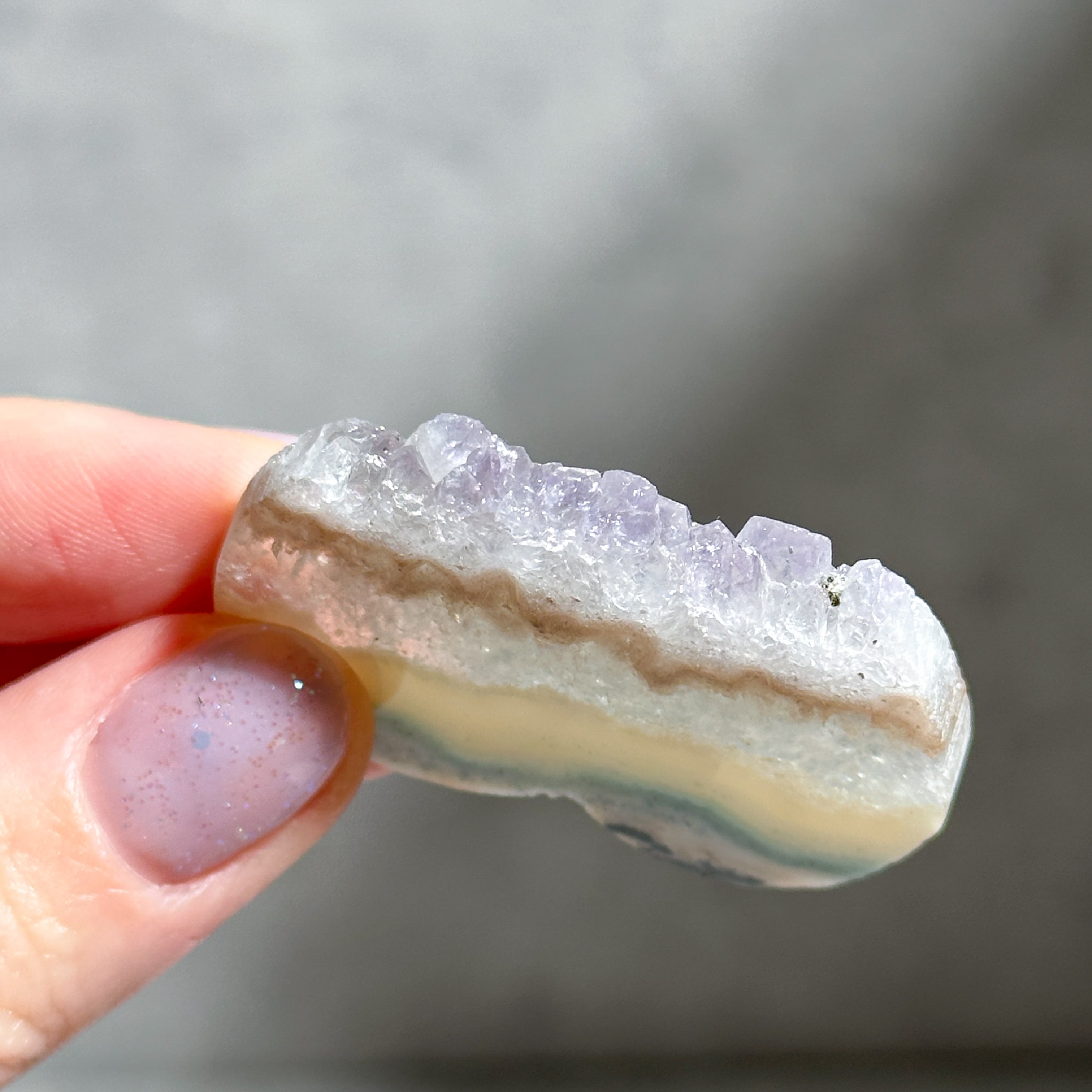 A】ブラジル産ハイクオリティAmethyst✴︎アメジストアゲートハート