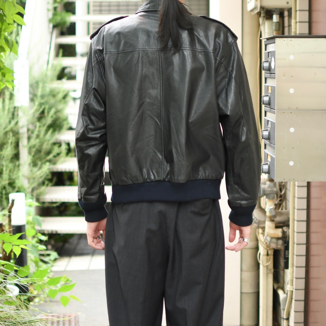 BURMA RUN leather flight jacket