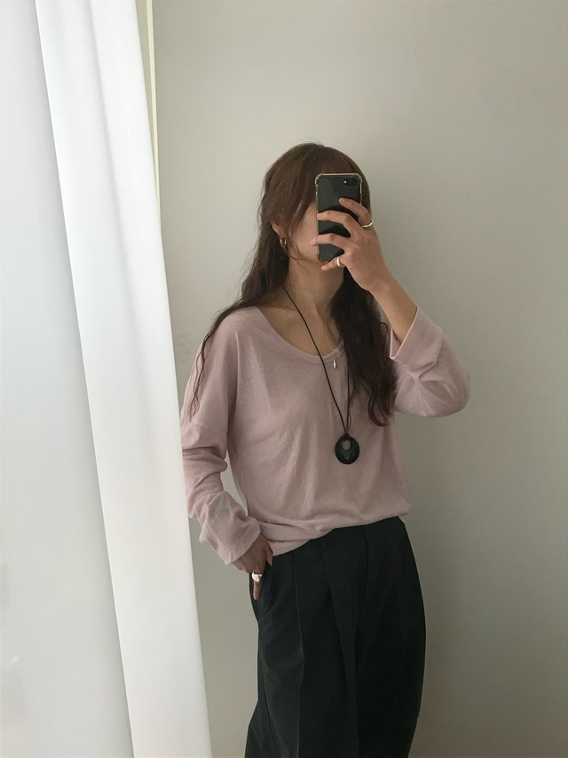 (予約) taffeta / Noten pintuck pants 2color