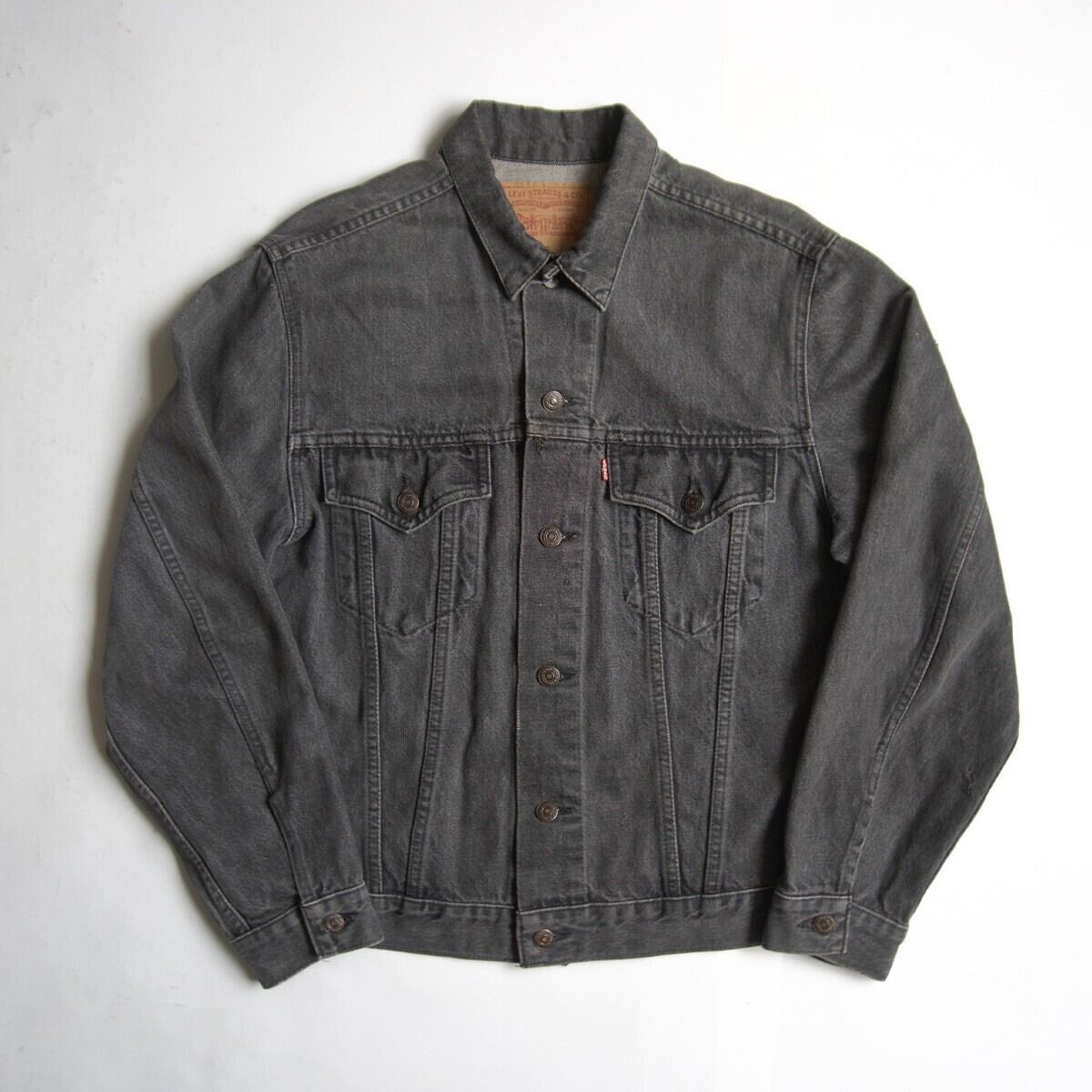 先染め/ゴールデンサイズ】 LEVI'S 【90s/501 ブラックデニム デニム