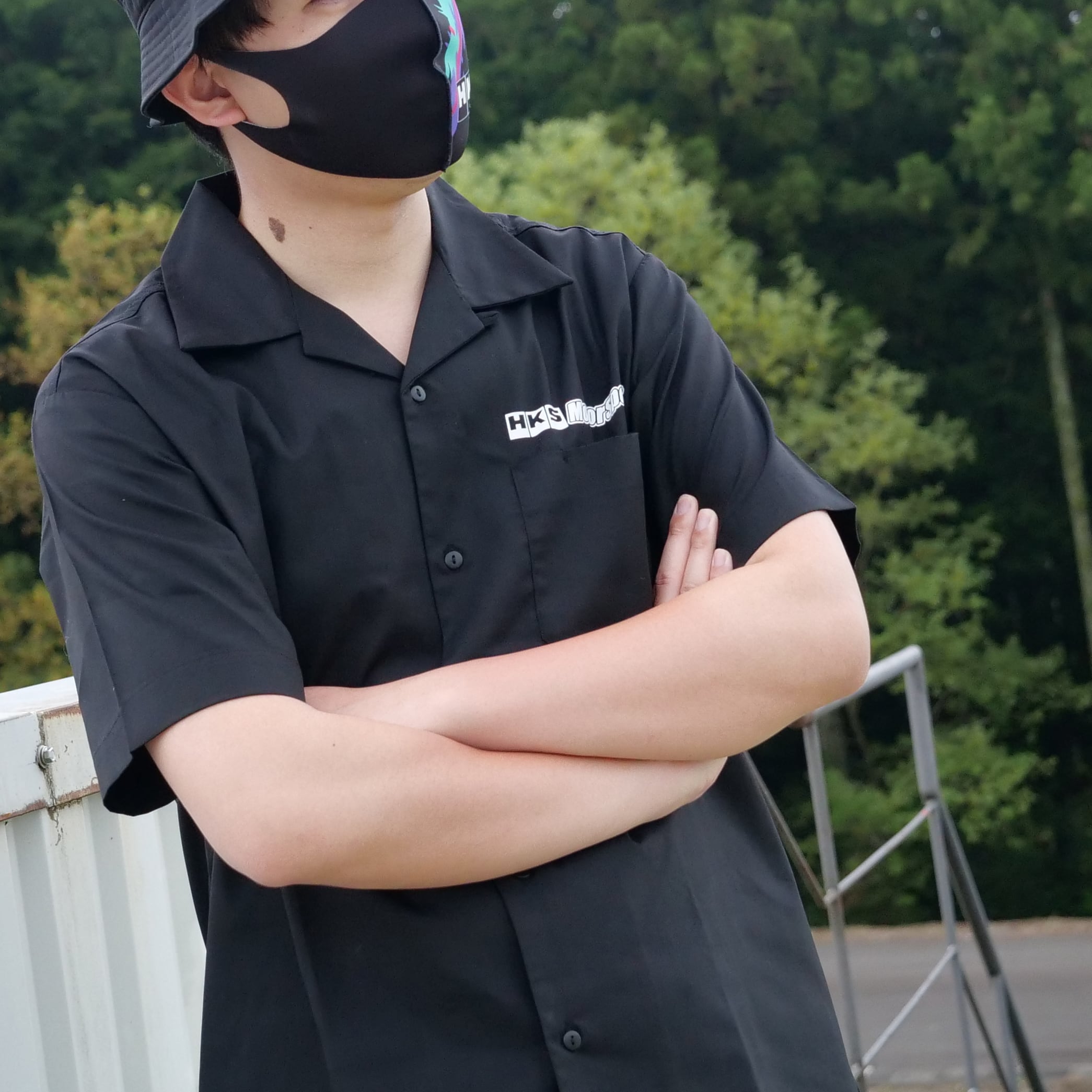 Glogang ポロシャツ S 黒 ［激レア］ HKS MOTOR SPORT SHIRT BLACK No.262-3 | HKS GATE ONLINE STORE