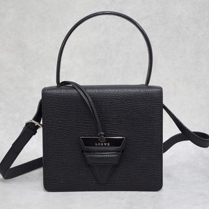 LOEWE ロエベ 2WAYショルダーバッグ ブラック レザー