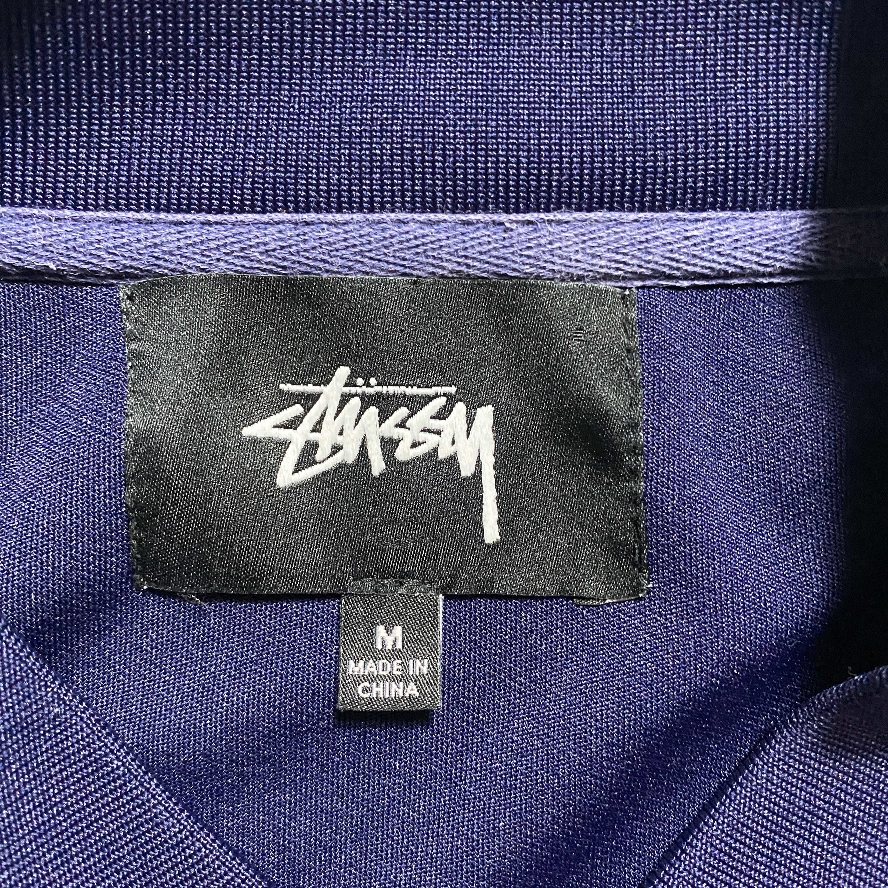 stussy corp ステューシー 刺繍ワンポイントロゴ ネイビー