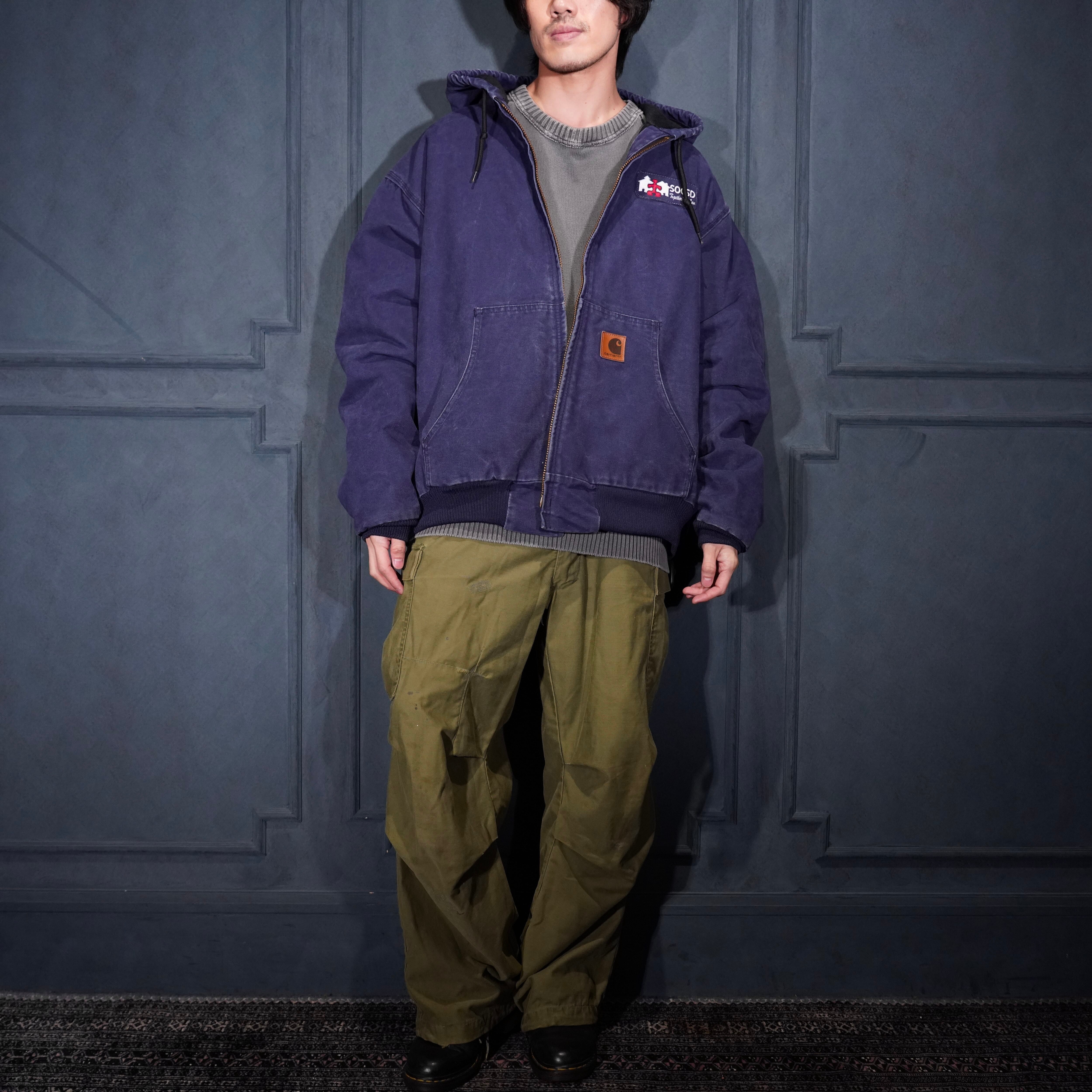 USA VINTAGE Carhartt ZIP UP HOODIE DUCK BLOUSON/アメリカ古着