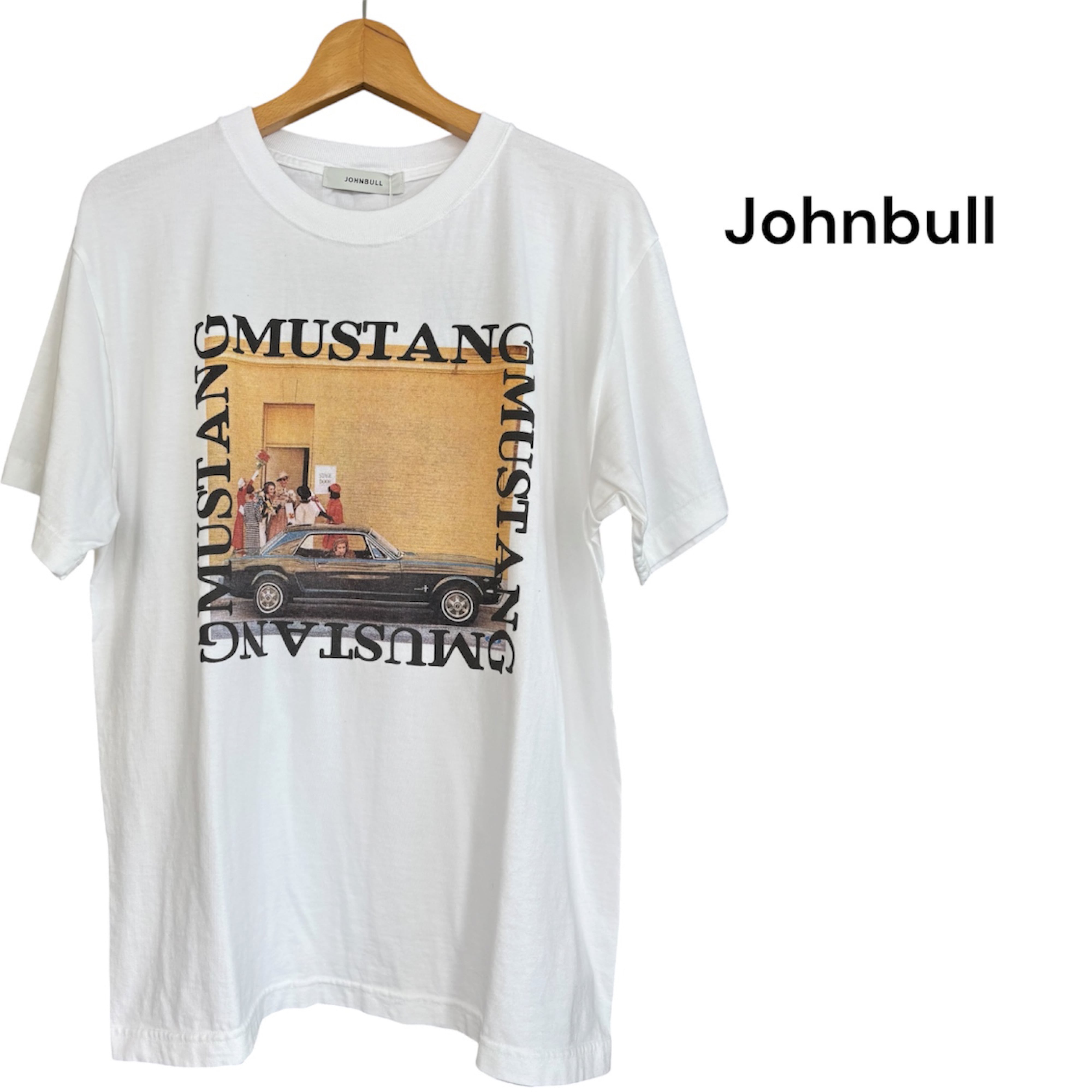 Johnbull(ジョンブル) フラワー エンブロイダリー カモ トッパーシャツ