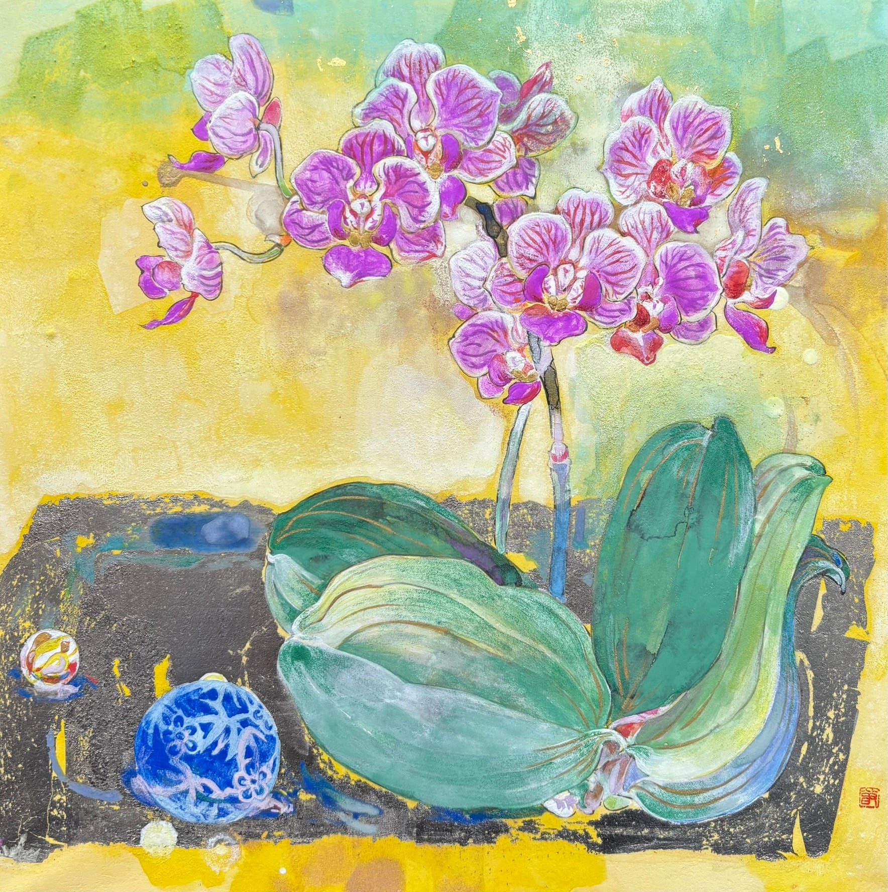 星の花 / Starry Flower | Atsuko's Painitngs